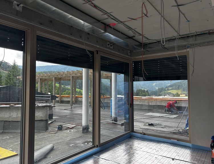 Panoramafenster in der Lobby